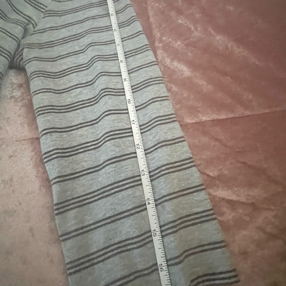 Garnet Hill Gray Striped Women's Dress - Picture 5 of 9